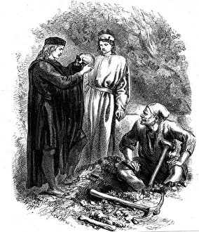 Alas, poor Yorick! I knew him, Horatio, c1850