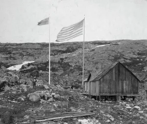 Yukon Prints: Alaska - Yukon boundary, between c1900 and 1923. Creator: Unknown