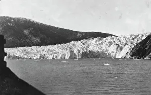 Glacier Prints: An Alaskan glacier, between c1900 and c1930. Creator: Unknown