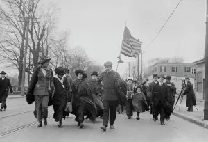 Jones Rosalie Gardiner Prints: On to Albany -- Jones Army 1/1/14, 1914. Creator: Bain News Service