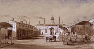 Brewing Gallery: Albany Street, St Pancras, London, c1830. Artist: E Noyce
