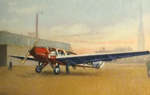 Passenger Plane Prints: Albatros L 83 Adler plane, 1932. Creator: Unknown