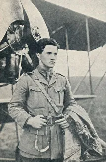 Aviation Prints: Albert Ball, British First World War pilot and recipient of the Victoria Cross