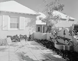 Patio Prints: Albert D. Williams, residence in Naples, Florida, 1959. Creator: Gottscho-Schleisner, Inc