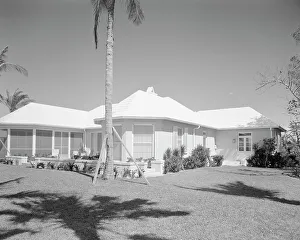 Patio Prints: Albert D. Williams, residence in Naples, Florida, 1959. Creator: Gottscho-Schleisner, Inc