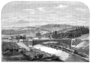 Fowler Sir John Prints: The Albert Edward Bridge of the Coalbrookdale Railway over the Severn