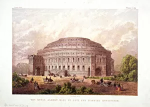 Royal Albert Hall Gallery: Albert Hall, Kensington, London, 1868. Artist: Kronheim & Co