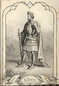 Albert the Magnanimous (1397-1439), King of Hungary and Croatia. Artist: Vizkelety, Bela (1825-1864)