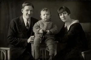 Colonists Prints: Albert, Maria, and Bert Kotter, 1928. Creator: Unknown