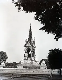 Commemorative Prints: The Albert Memorial, London, c1955. Creator: Arthur Charles Kirby Ware
