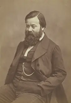 Felix Prints: Albert Patin de la Fizeliere, homme de lettres, 1860-1861. Creator: Nadar