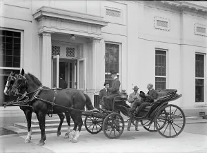 Burleson Albert Sidney Prints: Albert Sidney Burleson, Rep. from Texas - In Carriage