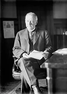 Albert Sidney Burleson, Rep. from Texas - At Desk, Post Office Department, 1913. Creator: Harris & Ewing. Albert Sidney Burleson, Rep. from Texas - At Desk, Post Office Department, 1913. Creator: Harris & Ewing
