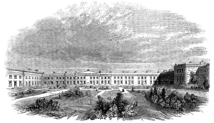 Alms Prints: The Albert Wing of the Licensed Victuallers Asylum, Old Kent-Road, 1858. Creator: Unknown