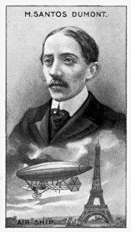 Alberto Santos-Dumont, Brazilian pioneer of aviation, (c1924) Alberto Santos-Dumont, Brazilian pioneer of aviation, (c1924)