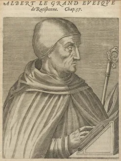 Graphics Prints: Albertus Magnus, 16th century. Creator: Unknown artist