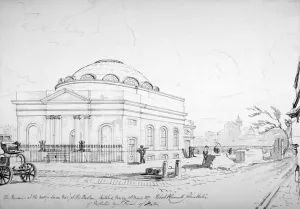 Robert Blemmell Prints: Albion Chapel, London, 1817. Artist: Robert Blemmell Schnebbelie