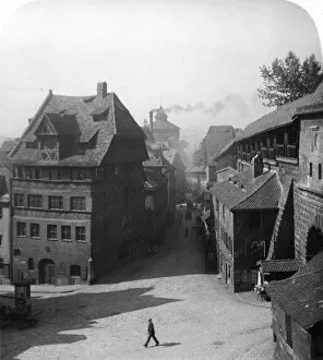 Images Dated 6th February 2008: Albrecht Durers House, Nuremberg, Germany, c1900. Artist: Wurthle & Sons