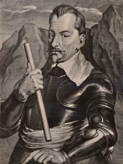 Albrecht Von Wallenstein Gallery: Albrecht von Wallenstein, Bohemian general, 17th century (1894). Artist: Pieter de Jode II