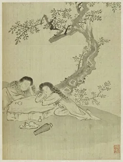 Ink On Silk Prints: Album, 1661. Creator: Bin Xie