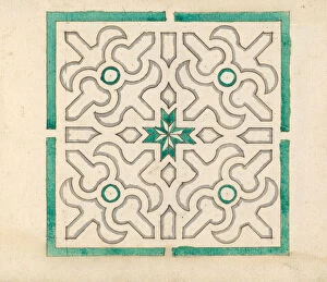 Album containing 75 Drawings for Garden Trellises & Parterres, ca. 1610-40