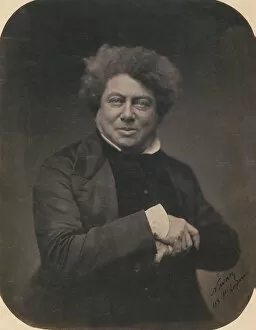 Alexandre Dumas Pere Gallery: [Album Containing Photographs, Engravings, Drawings, and Publications Pertaining