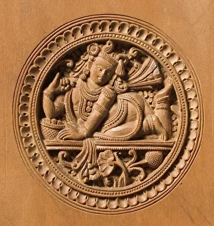 Album Cover with Shiva as the Destroyer of the Three Cities of the Demons... c.1875-c.1900. Creator: N. Sivappa