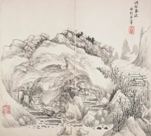 Hui Wang Prints: Album After Old Masters and Poems, 1650-1717. Creator: Wang Hui
