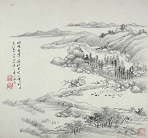 Hui Wang Prints: Album after old masters and poems, 1650-1717. Creator: Wang Hui