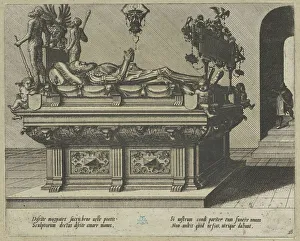 Doetechum Johannes Van Prints: Twenty album pages with prints from the series Coenotaphiorum