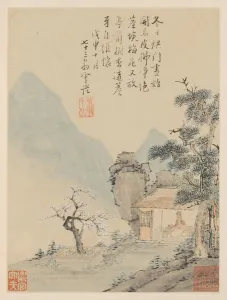 Album of Seasonal Landscapes, Leaf H (previous leaf 8), 1668. Creator: Xiao Yuncong (Chinese