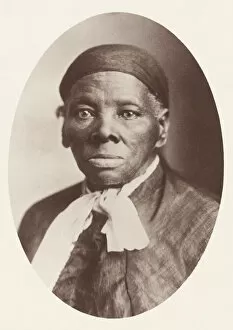 Activist Collection: Albumen print of Harriet Tubman, ca. 1908; printed ca. 1920. Creator: Tarby Studio