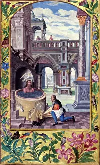 Alchemical process, 1582. Creator: Unknown