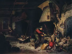Alchemy Collection: An Alchemist, 1661. Artist: Adriaen van Ostade