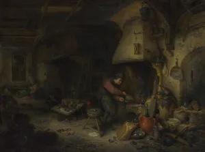 Van 1610 1685 Prints: An Alchemist, 1661. Artist: Ostade, Adriaen Jansz, van (1610-1685)