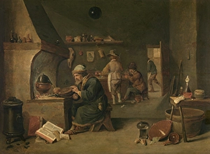 Assistant Prints: Alchemist, c1640-1690. Creator: David Teniers II