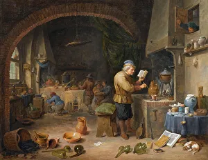 The Younger 1610 1690 Prints: An Alchemist. Creator: Teniers; David; the Younger (1610-1690)