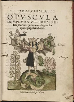 De Alchimia opvscvla complvra vetervm philosophorum, 1550. Artist: Jacob, Cyriacus (active 1543-1550)