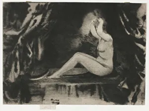 Adjusting Gallery: The Alcove, 1906. Creator: Theodore Roussel