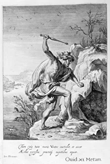 Alcyone and Ceyx transformed into birds, 1655. Artist: Michel de Marolles