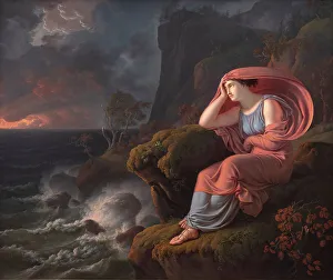 Crashing Prints: Alcyone Waiting in Vain for her Husband - episode from Ovid: Metamorphoses
