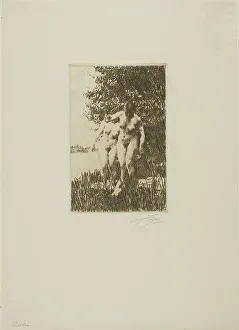 Cautious Prints: Alder, 1917. Creator: Anders Leonard Zorn