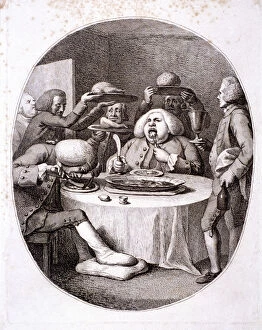 Obese Gallery: The aldermans dinner, 1775