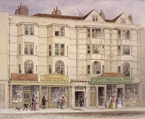 Stationers Prints: Aldersgate Street, London, (1851?) Artist: Thomas Hosmer Shepherd