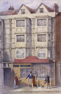 Frederick Napoleon Shepherd Prints: Aldersgate Street, London, c1850. Artist: Frederick Napoleon Shepherd
