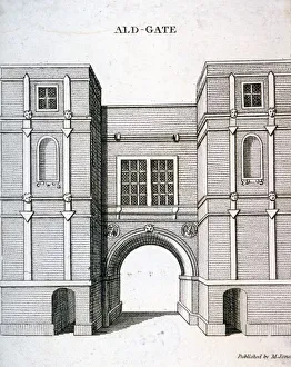 Aldgate Prints: Aldgate, London, c1800(?)