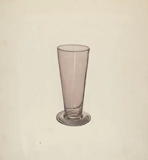 Glassware Collection: Ale Schooner, 1935 / 1942. Creator: Alice Cosgrove