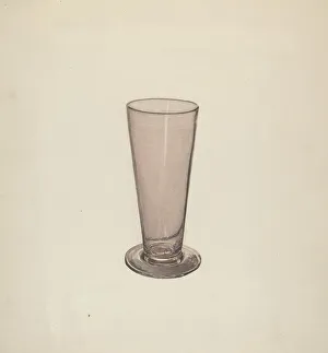 Drinking Glass Prints: Ale Schooner, 1935 / 1942. Creator: Alice Cosgrove