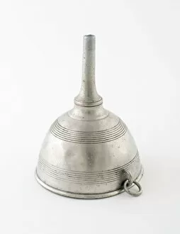 Ale or Wine Funnel, England, c. 1800. Creator: Unknown