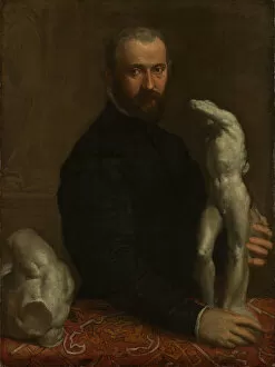 Alessandro Gallery: Alessandro Vittoria (1524 / 25-1608), ca. 1580. Creator: Paolo Veronese